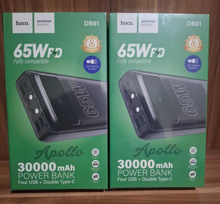 Пауербанк APOLLO 65W 30000 mAh