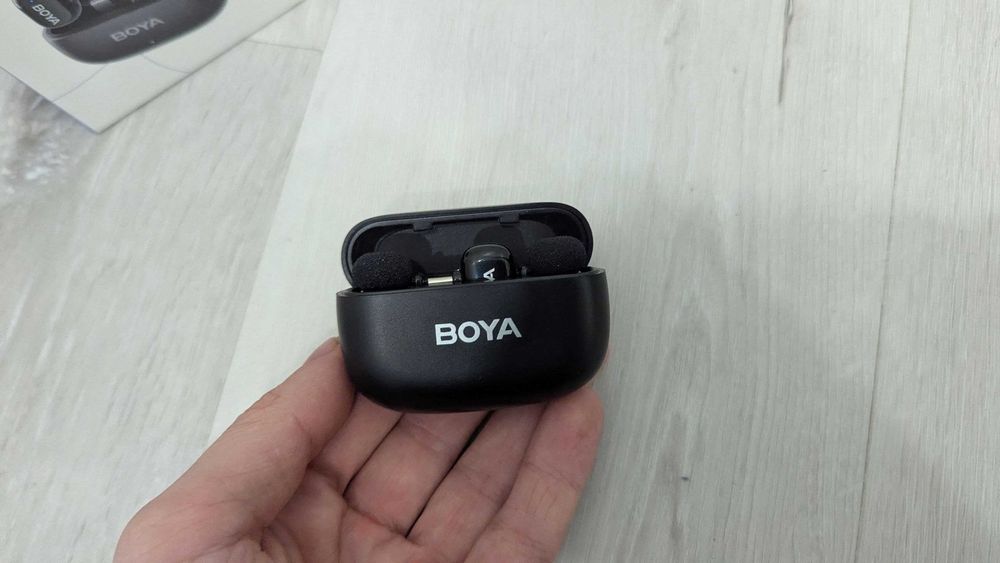 Бездротовий петличний мікрофон BOYA mini 2 USB-C з кейсом микрофоны