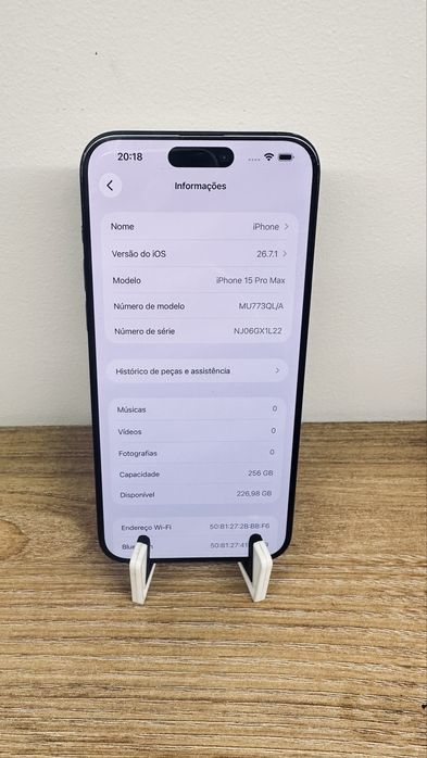Iphone 15 Pro Max Preto 256GB