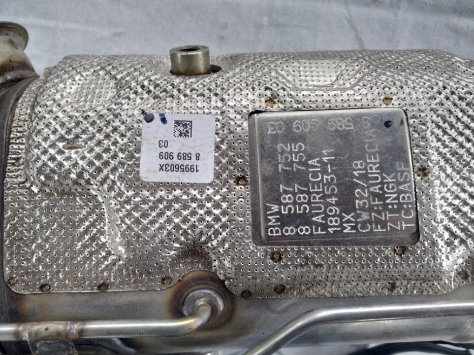 Сажевий фільтр, каталізатор , екологія БМВ Х3,Х5,2.0d, мотор B47D20B