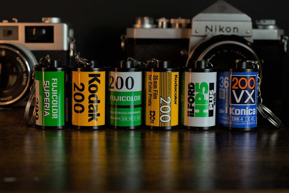 Breloczek z kasetki 35mm