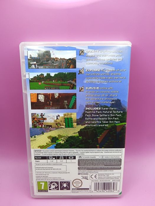 Minecraft Nintendo switch PL