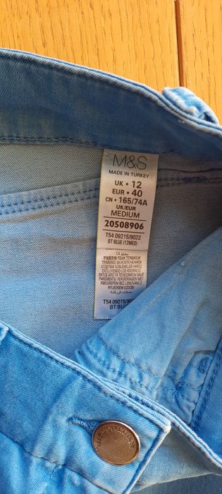 Sprzedam błękitne spodnie jensowe r.40