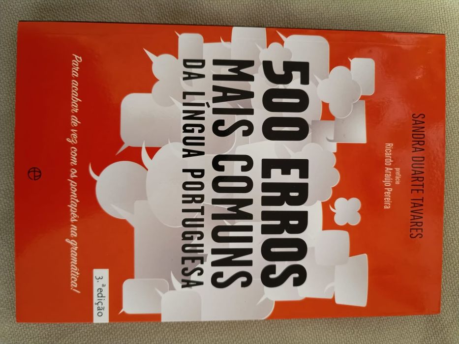 Livro 500 erros mais comuns da língua portuguesa