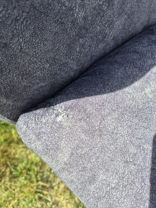 Kanapa sofa duża szara  z funkcją spania narożnik