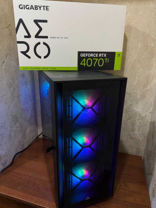 Игровой монстр RTX 4070 TI Комп'ютер Ryzen 7 Системний блок 32GB DDR5