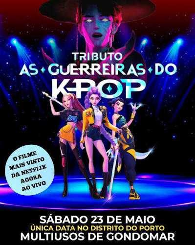 Bilhetes Guerreiras do k-pop