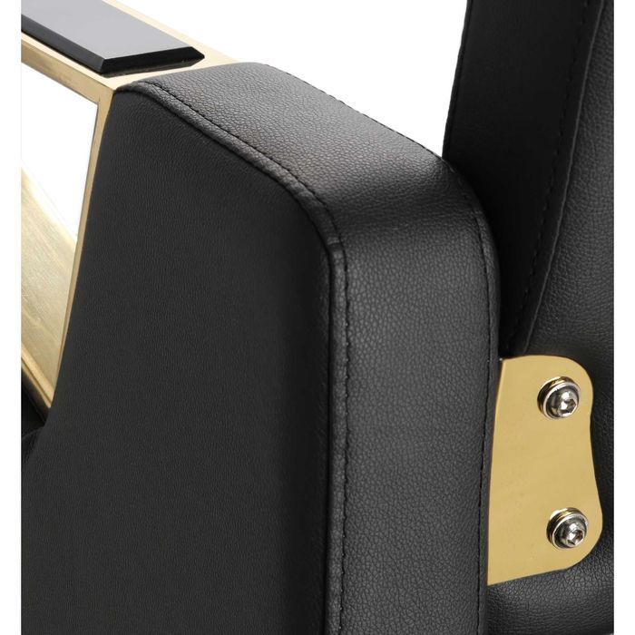 Перукарське крісло TOMAS Gold на гідравліці з підставкою для ніг Нові