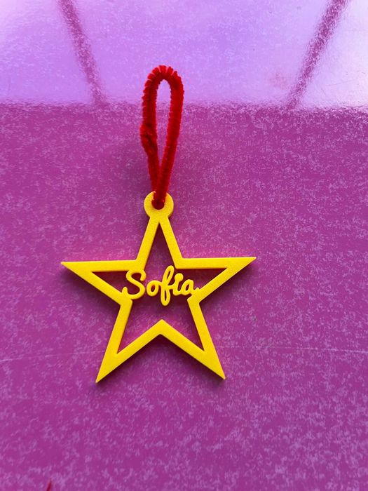 Enfeites de Natal Personalizados em 3D