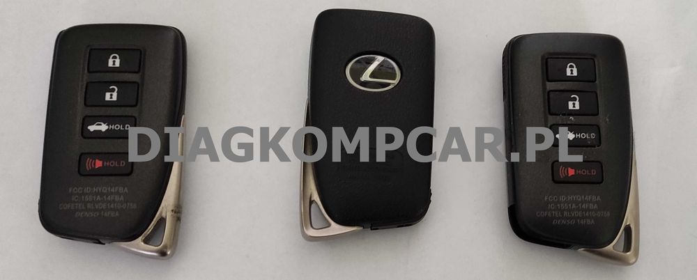 Lexus kluczyki keyless z pilotem Europa Usa
