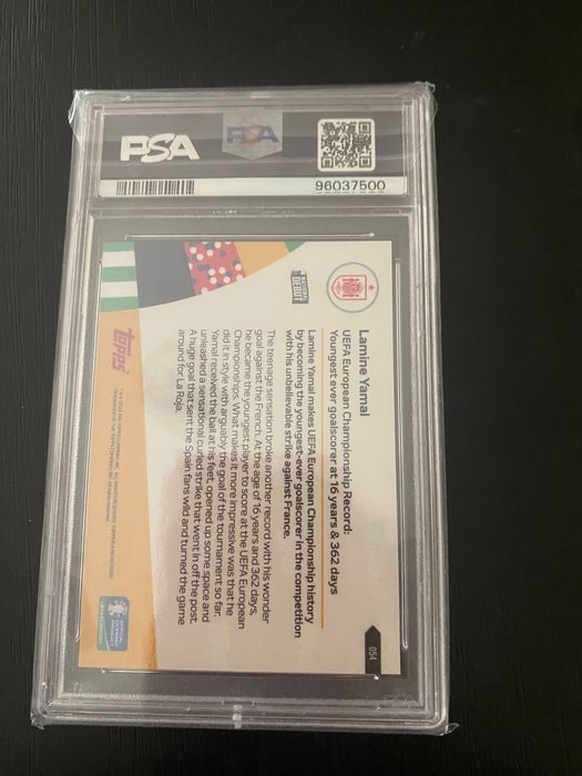 Topps Now Uefa Euro 2024 #54 PSA 10