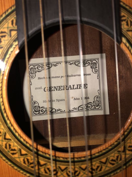 Guitarra Bros modelo Generalife