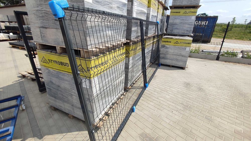 Brama dwuskrzydłowa panelowa GRAFIT wys. 143cm