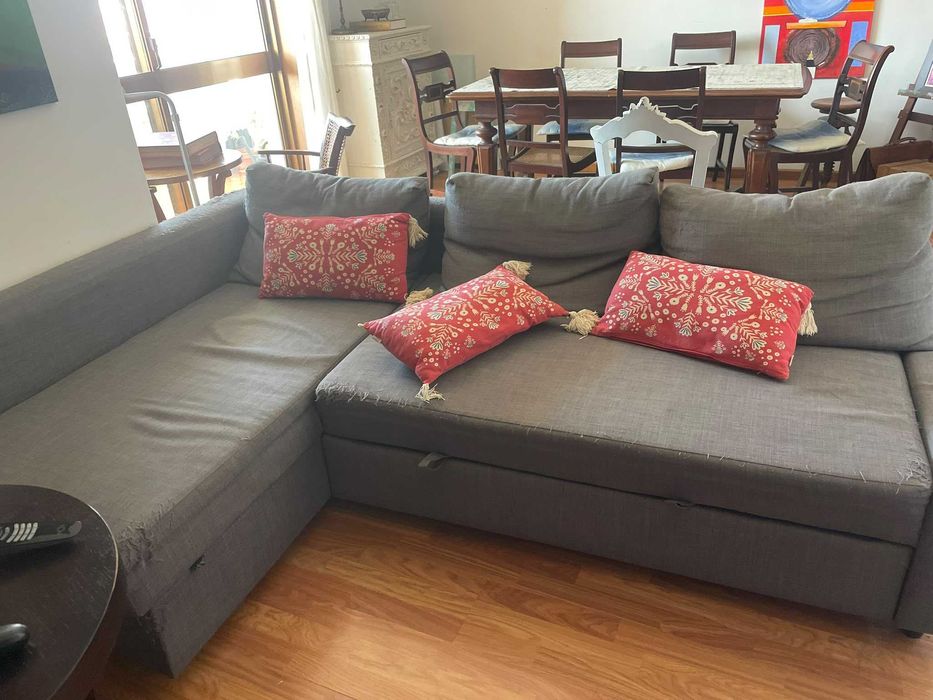SOFA com chaise-longue IKEA