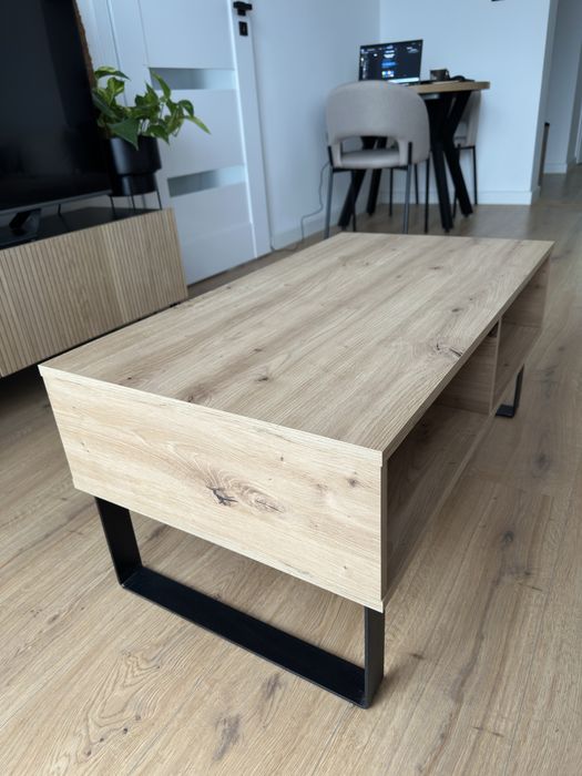 Ława Masimo 90cm dąb artisan metalowe czarne nóżki nowa