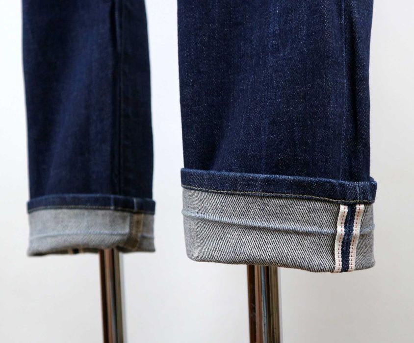 Uniqlo SLim Fit spodnie jeansy W32 L30 Selvedge Denim pas 2 x 41/42 cm