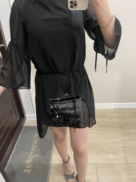 Платье новое, юбка пайетки