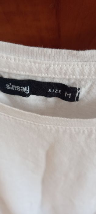 Tshirt biały M L