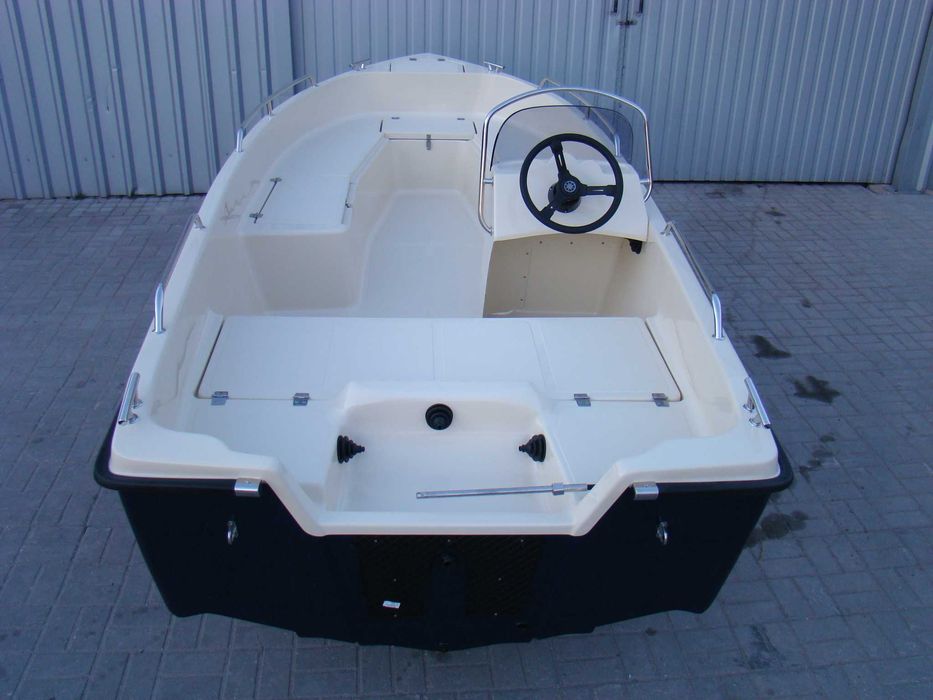 !! PROMOCJA !! Łódź łódka wędkarska, motorowa Romana 430 FISH