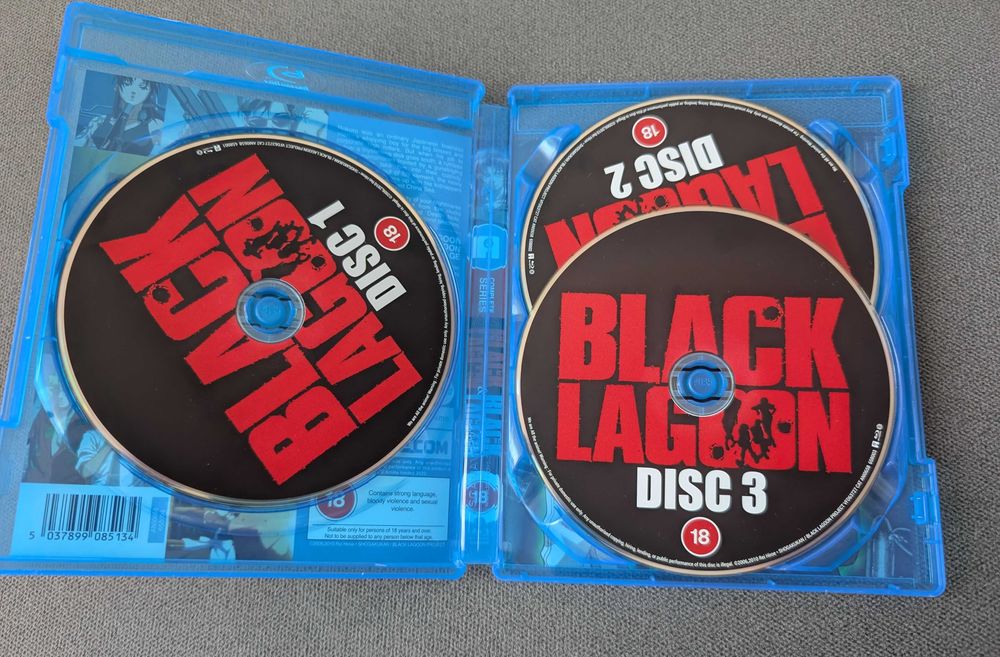Black Lagoon kompletna kolekcja Anime Blu-Ray