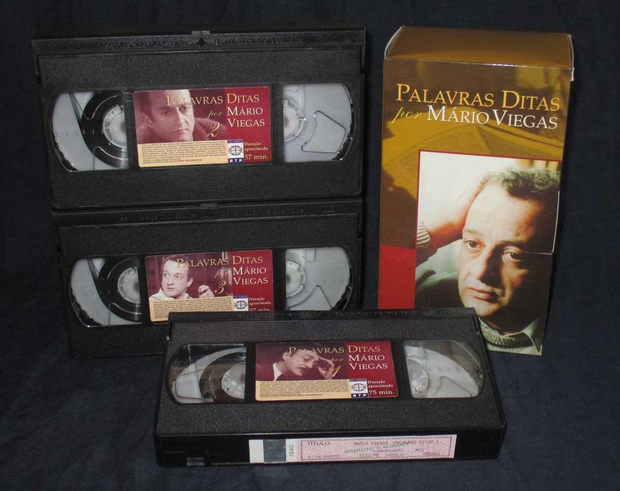 VHS Palavras Ditas por Mário Viegas RTP