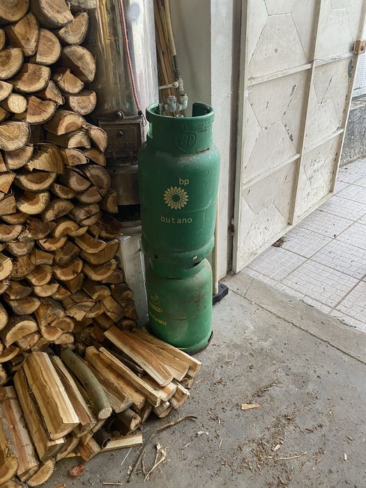 Garrafas gaz usadas