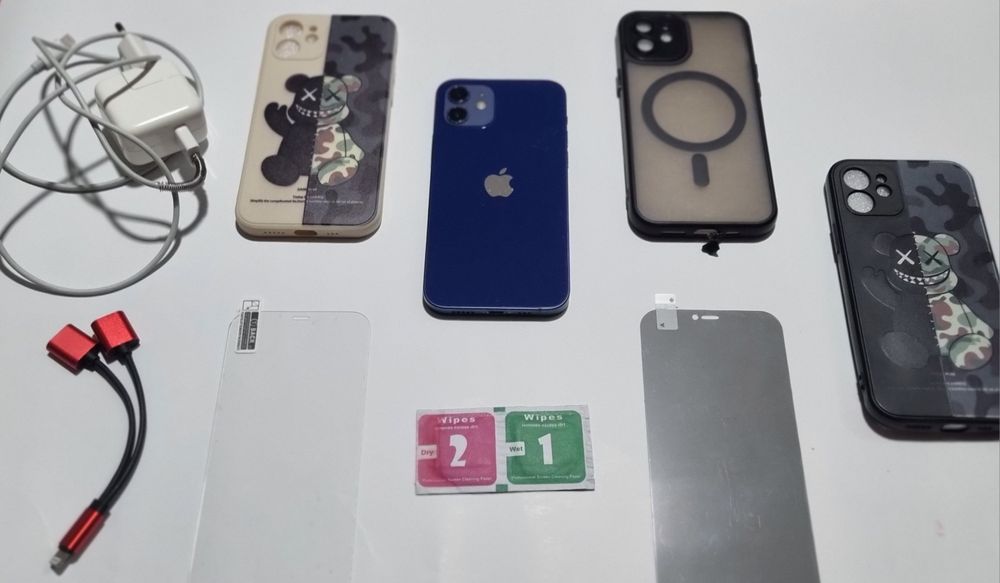 iPhone 12 64GB Blue (американець)б 100% можливий торг/Neverlock /Повний комплект