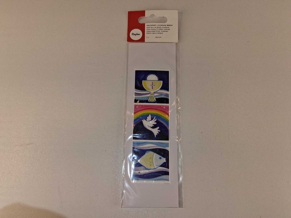 B098 Wosk Ozdobny Chrześcijańskie Motywy Rayher Komunia Chrzest