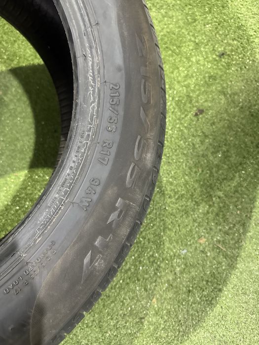 Шини Pirelli 215/55r17 пара літо склад б/у