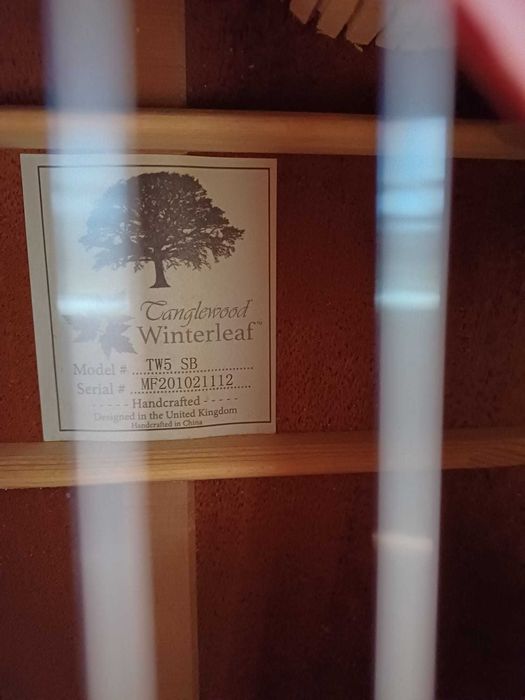 Guitarra eletro‑acústica Tanglewood Winterleaf TW5 SB