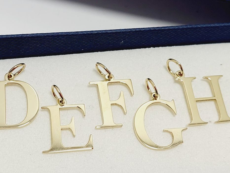 Literka złota 585 ABC ...