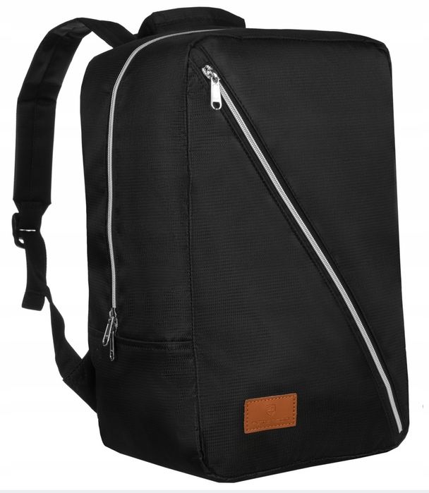 Nowy Pojemny plecak bagaż podróżny turystyczny czarny do samolotu