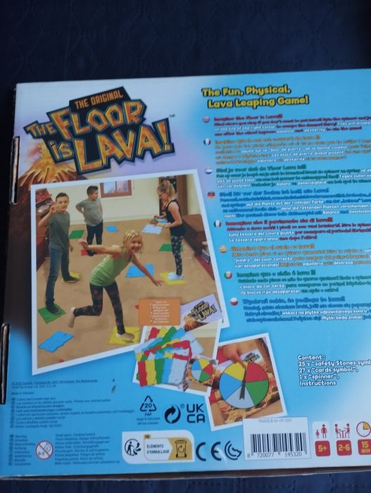 Gra podłoga to lawa