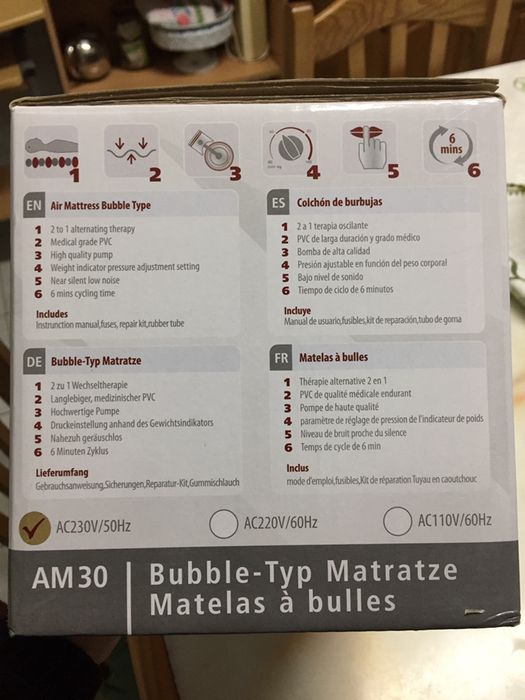 Colchão de Ar Anti Escaras