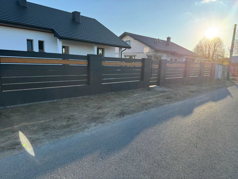 Żaluzja! ogrodzenie żaluzjowe! Panel Płot Metal! Sztachety! Na wymiar!