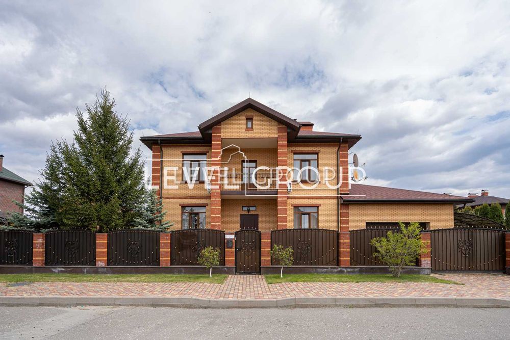 Елітний заміський будинок 419 м² з повноцінним цокольним поверхом у закритому котеджному містечку