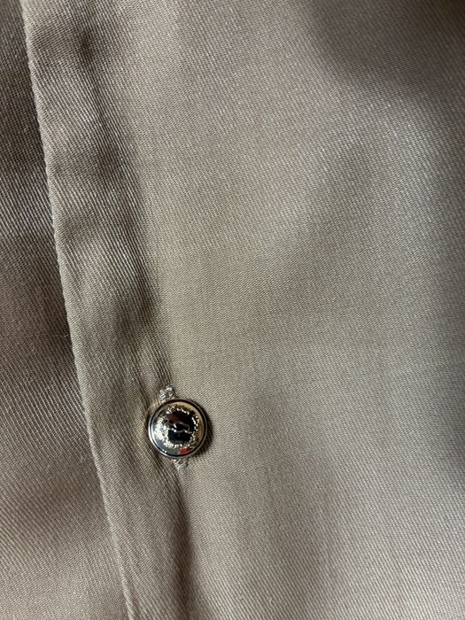 Ochnik elegancka sukienka midi beżowa pasek talia M L premium