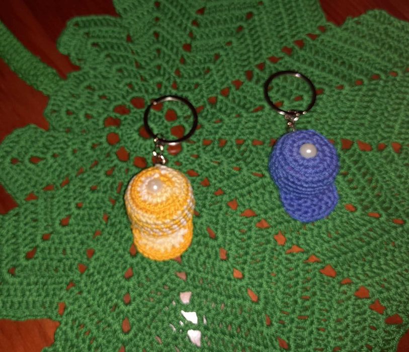 Porta chaves feitos à mão, preços nas descrições das fotos, cada um