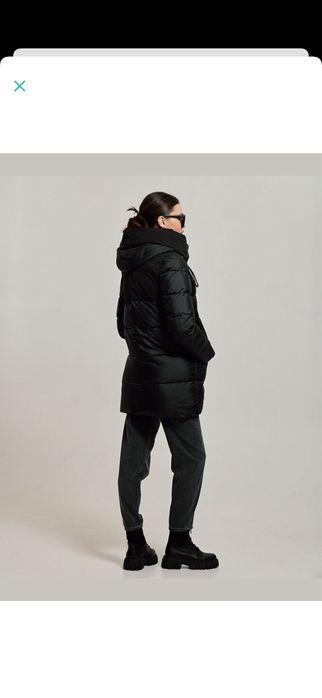 Нова з бірками! Жіноча куртка пуховик Clasna. Чорна, розмір S.