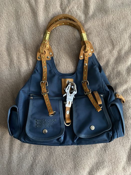 сумка ggl george gina lucy модель pamderson синяя