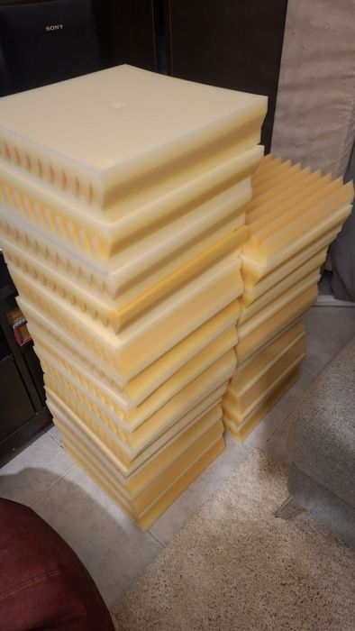 Paineis de espuma para insonorização