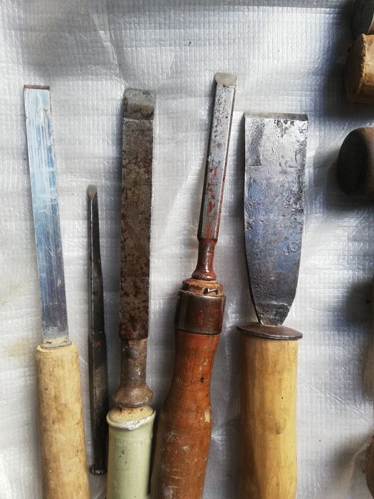 Напильники.Стамески. молоток. Рубанок. Шило