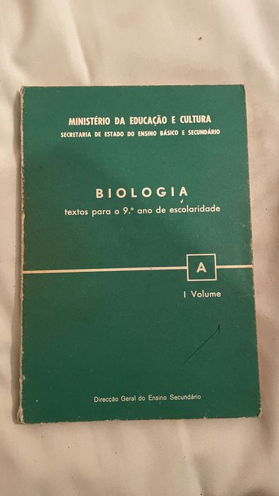 Livro Biologia, Textos Para O 9ºAno De Escolaridade
