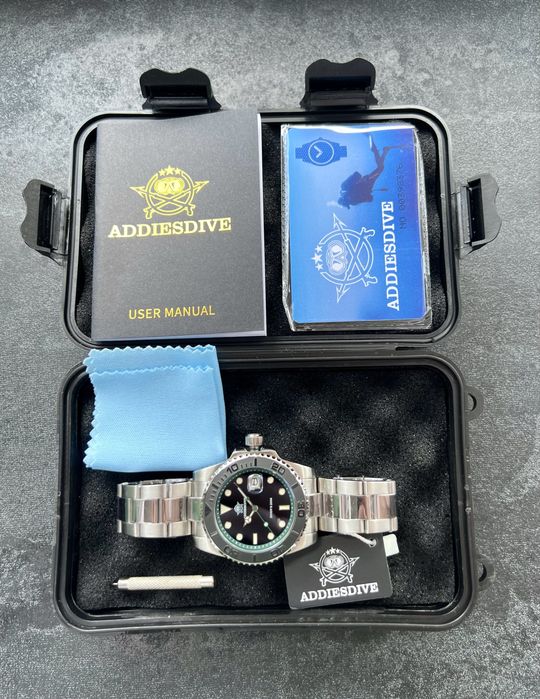 Addiesdive AD2040 Quartz Diver 200M | Miyota Japan | Сталь | часы мужские кварцевые