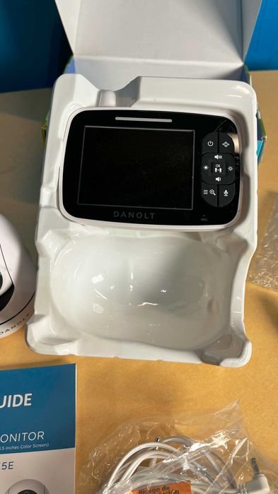 Elektroniczna niania z kamerą i uchwytem, 3,5 cala, 720p, Danolt spm6