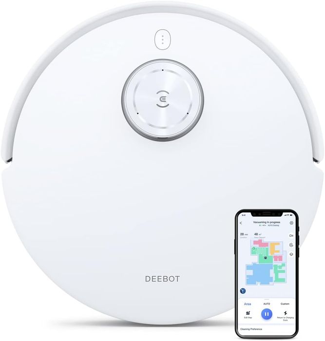 Robot odkurzający Ecovacs DEEBOT T10 biały – z funkcją mycia