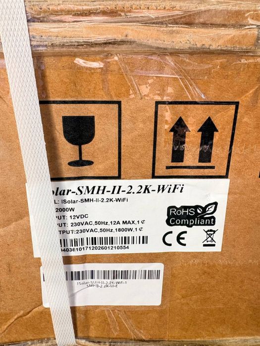 Гібридний сонячний інвертор Easun power 2.2 12v 2200va/1800w wifi