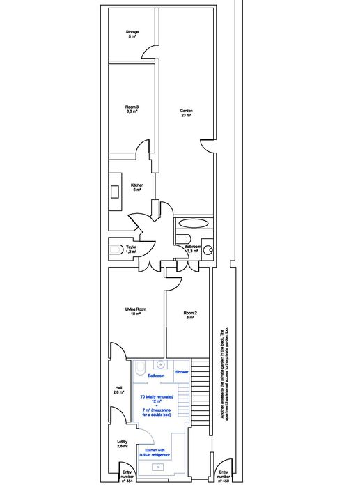 Venda apartamento T2 + 1 R/C a 70 metros da Rotunda da Boavista