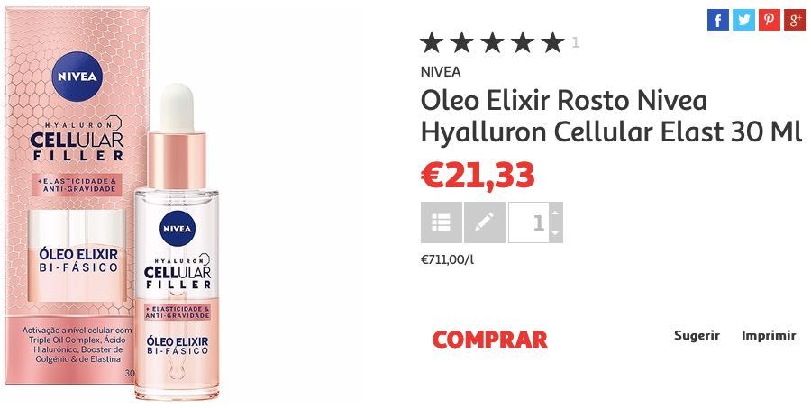 Serum com Àcido hialurónico