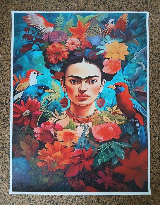 Poster de Arte Frida Kahlo (lona, 30 x 40 cm)